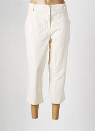 Pantacourt coupe droite beige DAMART femme