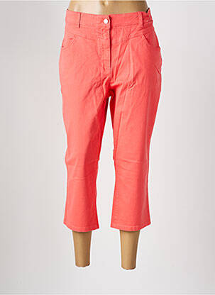Pantacourt coupe droite orange DAMART femme