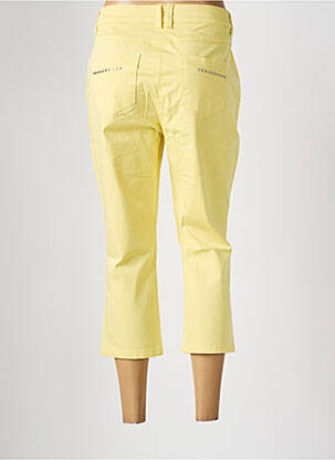 Pantacourt coupe droite jaune DAMART femme