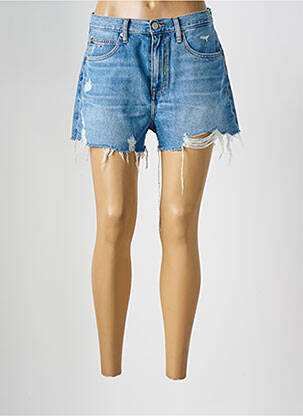 Short tissage denim bleu TOMMY HILFIGER femme