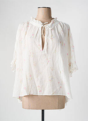 Pyjama manches courtes blanc RALPH LAUREN femme