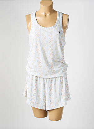 Pyjama coupe droite blanc RALPH LAUREN femme
