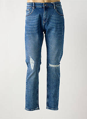 Jeans coupe slim stretch taille normale bleu CELIO homme