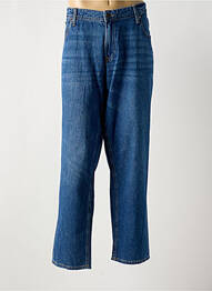 Jeans coupe droite fermeture zippée sous rabat boutonné taille normale bleu JACK & JONES homme