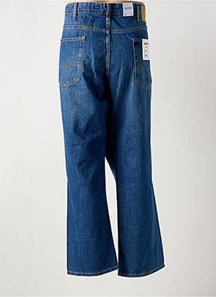 Jeans coupe droite fermeture zippée sous rabat boutonné taille normale bleu JACK & JONES homme