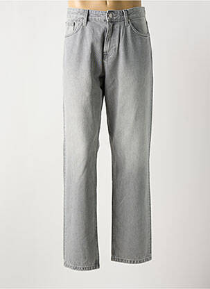 Jeans coupe droite tissage brut taille normale gris CELIO homme