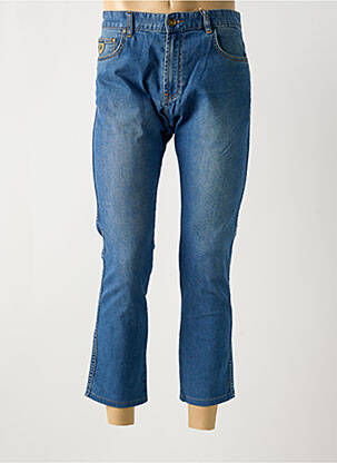 Jeans coupe slim stretch taille normale bleu LOIS homme