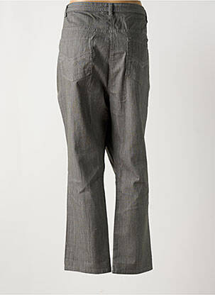 Pantalon slim tissage popeline taille normale gris DAMART femme