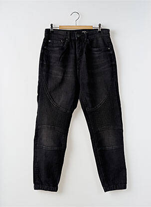 Jeans coupe droite stretch taille normale noir CELIO homme