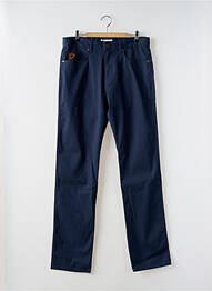 Pantalon droit stretch taille normale bleu LOIS homme