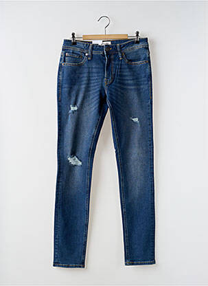 Jeans coupe slim stretch taille normale bleu JACK & JONES homme