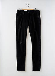 Jeans coupe slim stretch taille normale noir JACK & JONES homme