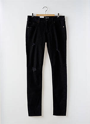 Jeans coupe slim stretch taille normale noir JACK & JONES homme