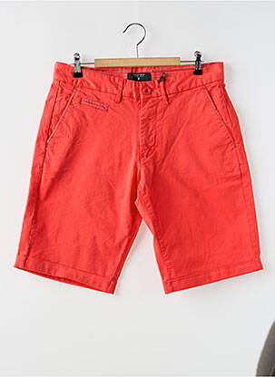 Bermuda stretch taille normale rouge RUCKFIELD homme