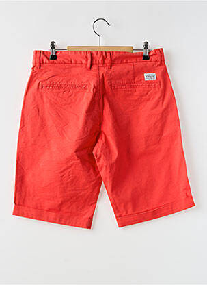 Bermuda stretch taille normale rouge RUCKFIELD homme
