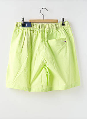 Short tissage popeline taille normale vert TOMMY HILFIGER homme