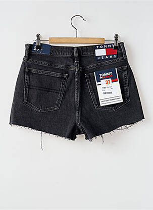 Short tissage denim taille normale noir TOMMY HILFIGER femme
