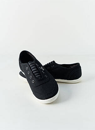 Slip ons bout rond talon plat jusqu'à 3cm noir SKECHERS femme