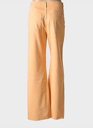 Jeans coupe large taille normale taille normale orange TEDDY SMITH femme
