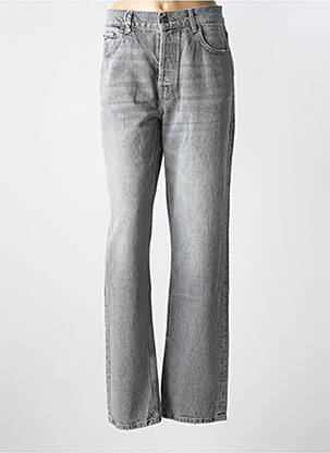 Jeans coupe droite taille normale taille normale gris TEDDY SMITH femme