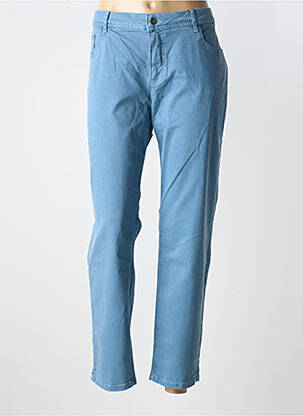 Pantalon droit stretch taille normale bleu JENSEN homme