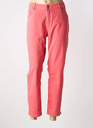 Pantalon 7/8 stretch taille normale rose JENSEN femme