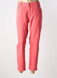 Pantalon 7/8 stretch taille normale rose JENSEN femme