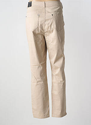Pantalon droit stretch taille normale beige JENSEN femme