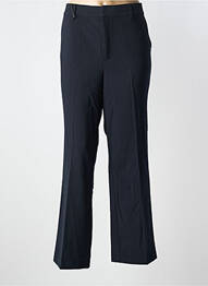 Pantalon large tissage popeline taille normale noir TEDDY SMITH femme