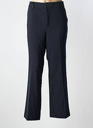 Pantalon large tissage popeline taille normale noir TEDDY SMITH femme