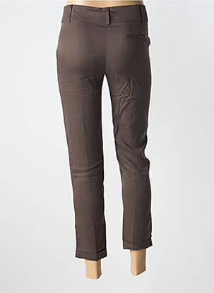 Pantacourt tissage popeline gris LPB femme
