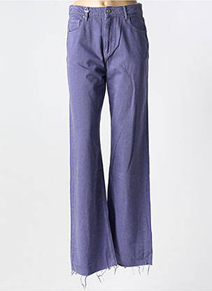 Jeans coupe large violet TEDDY SMITH pour femme