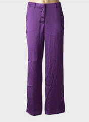 Pantalon droit violet LPB pour femme seconde vue