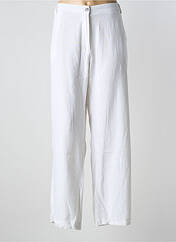 Pantalon large blanc SIGNATUER pour femme seconde vue