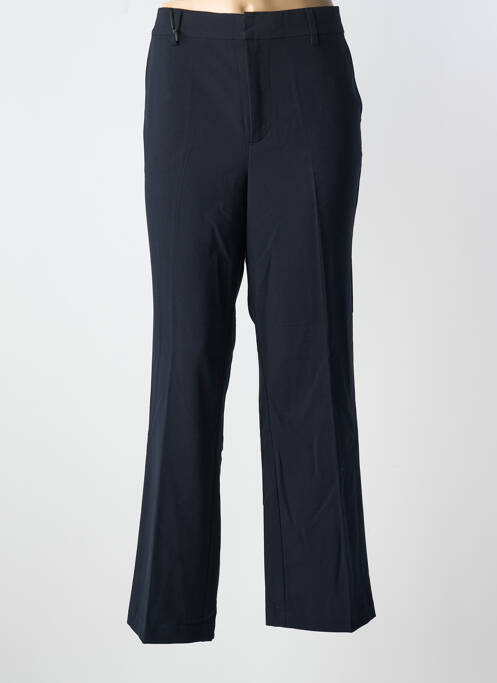 Pantalon large tissage popeline taille normale noir TEDDY SMITH femme