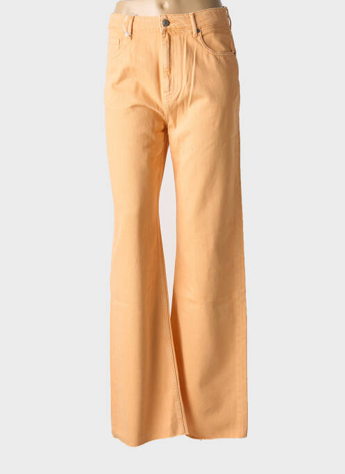 Jeans coupe large orange TEDDY SMITH pour femme