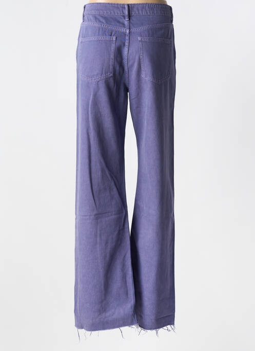 Jeans coupe large violet TEDDY SMITH pour femme