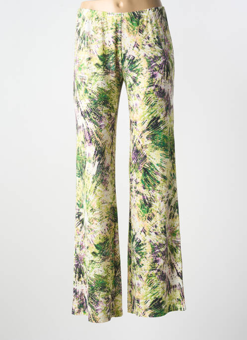 Pantalon droit vert NATHALIE CHAIZE pour femme