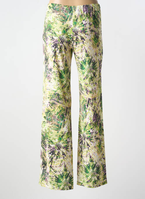 Pantalon droit vert NATHALIE CHAIZE pour femme