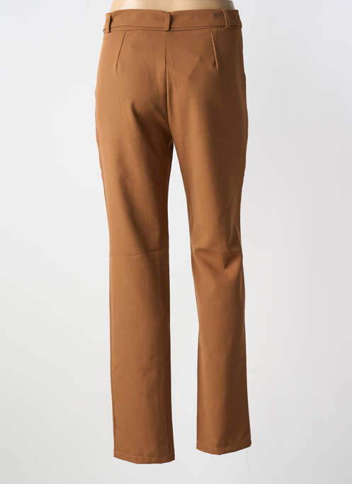 Pantalon slim marron CAPUCINE MODA pour femme
