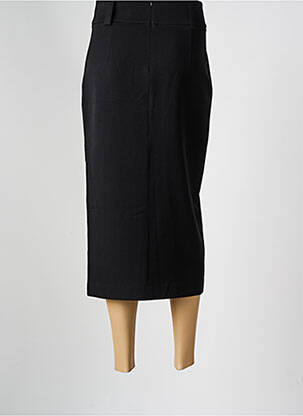 Jupe longue fermeture zippée au dos noir NATHALIE CHAIZE femme