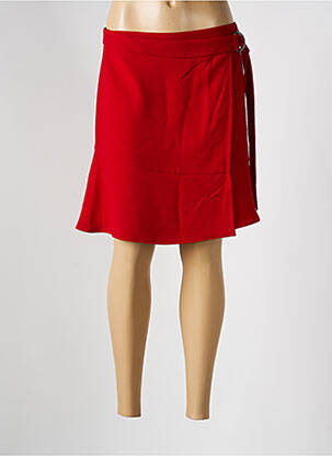 Jupe courte rouge NATHALIE CHAIZE femme