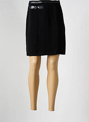 Jupe courte coupe droite noir CHATTAWAK femme