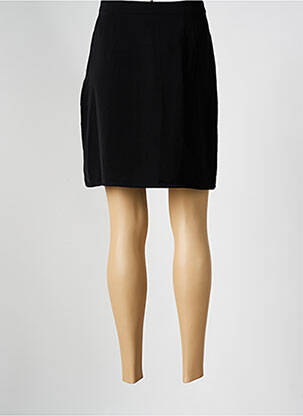 Jupe courte coupe droite noir CHATTAWAK femme