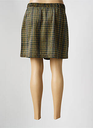 Jupe courte poches jaune MOLLY BRACKEN femme