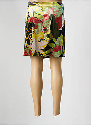 Jupe courte coupe droite vert ALDO MARTIN'S femme