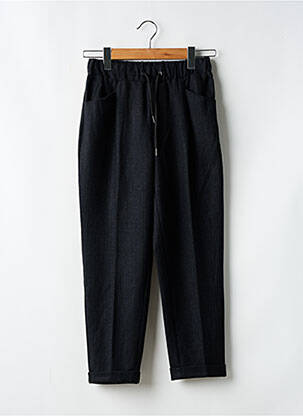 Pantalon droit taille élastique noir TEDDY SMITH femme