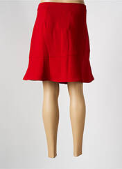Jupe courte rouge NATHALIE CHAIZE pour femme seconde vue