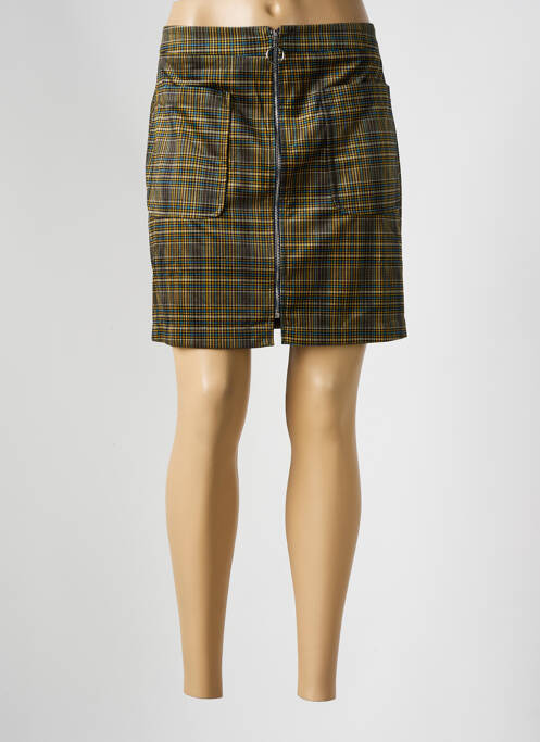 Jupe courte jaune MOLLY BRACKEN pour femme