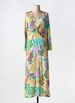 Robe longue manches longues manches longues vert ALDO MARTIN'S femme